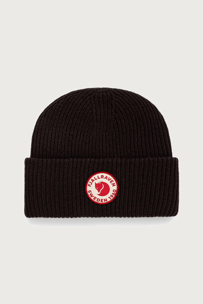 Fjallraven 1960 Logo czapka wełniana brązowy F78142