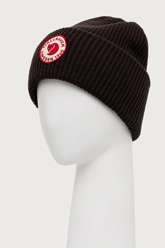 Fjallraven 1960 Logo czapka wełniana F78142 brązowy AW25