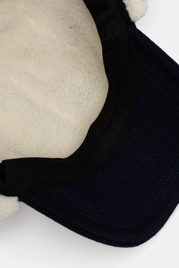Čiapka s prímesou vlny LA Sportiva Forest Earflap tmavomodrá ZZCH044