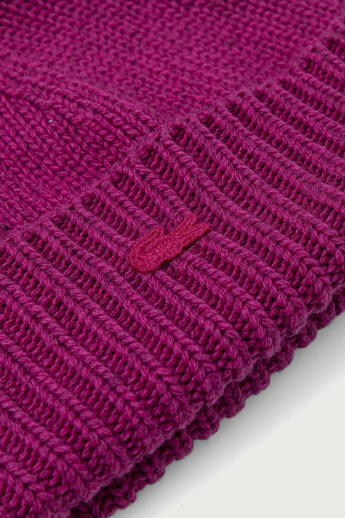 Akcesoria Lacoste Czapka beanie wełniana RB4163 fioletowy