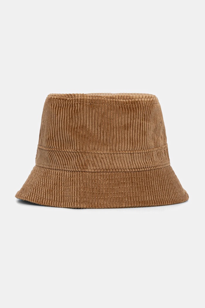 Manšestrový klobouk Lacoste RK2934 hnědá AW25