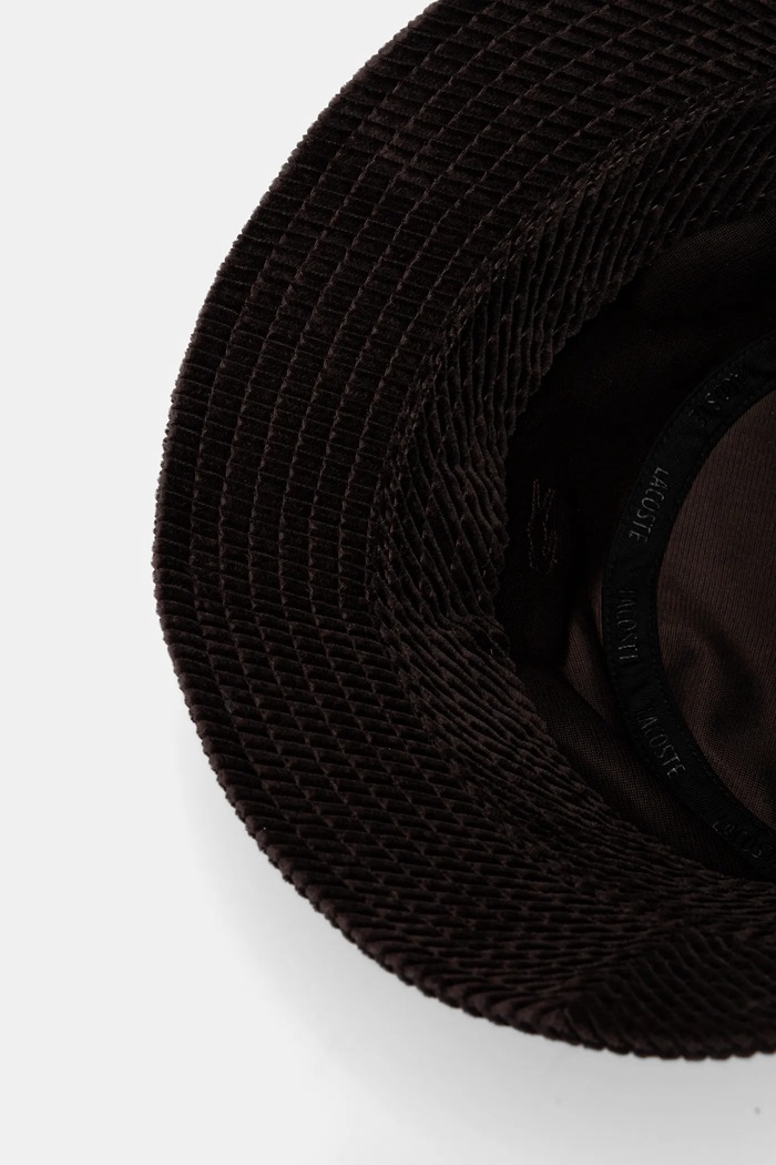 Doplňky Manšestrový klobouk Lacoste RK2934 hnědá