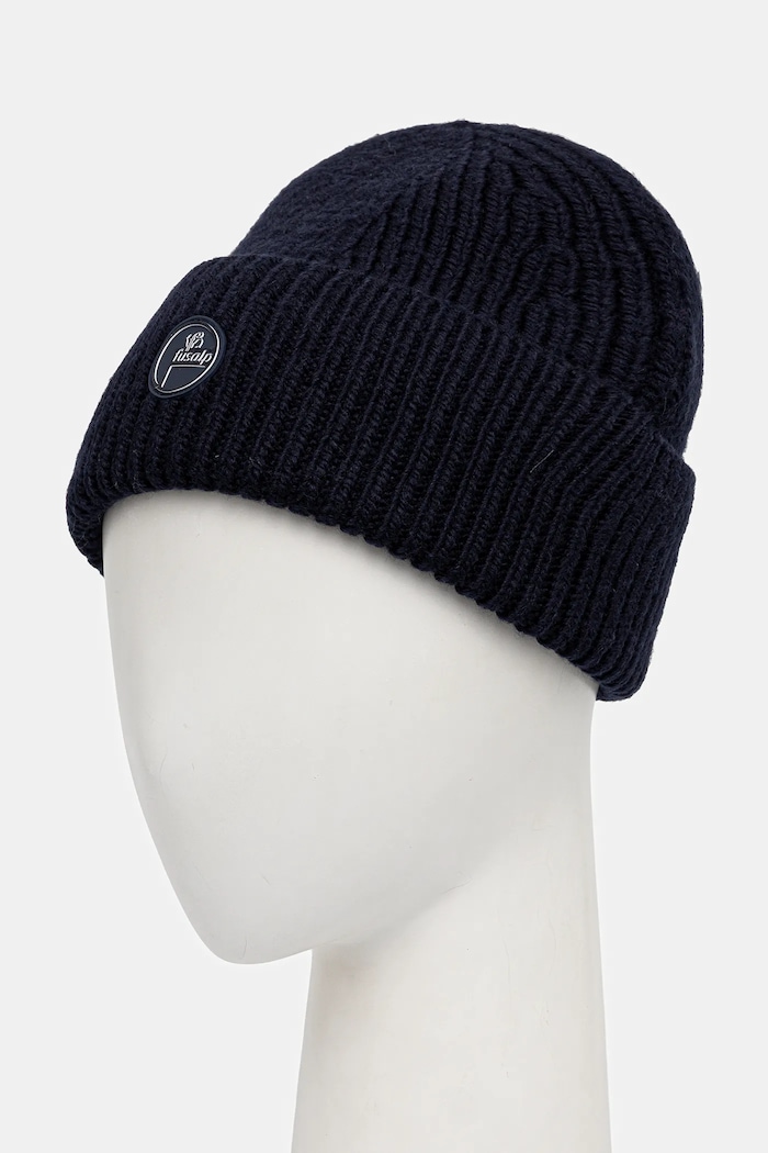 Vlnená čiapka Fusalp G3704 tmavomodrá AW25