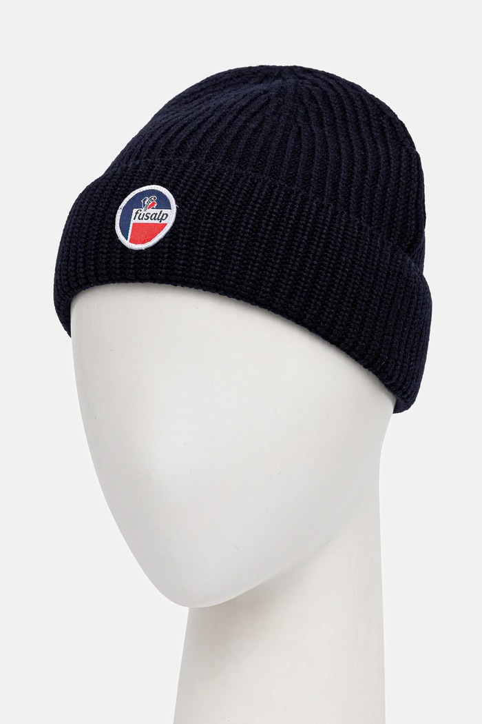 Vlnená čiapka Fusalp Cosmic G3709 tmavomodrá AW25