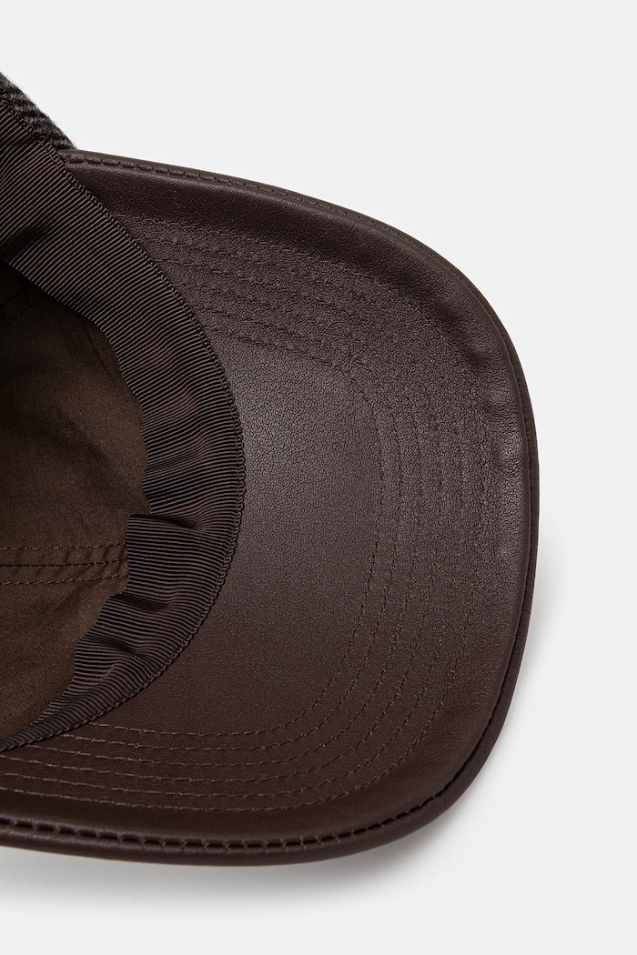 Čiapka s prímesou vlny Wales Bonner Grace Wool Cap hnedá UA25HA08.CO10.903