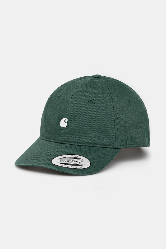 Carhartt WIP czapka z daszkiem bawełniana Madison Logo Cap bawełna zielony I023750.36IXX