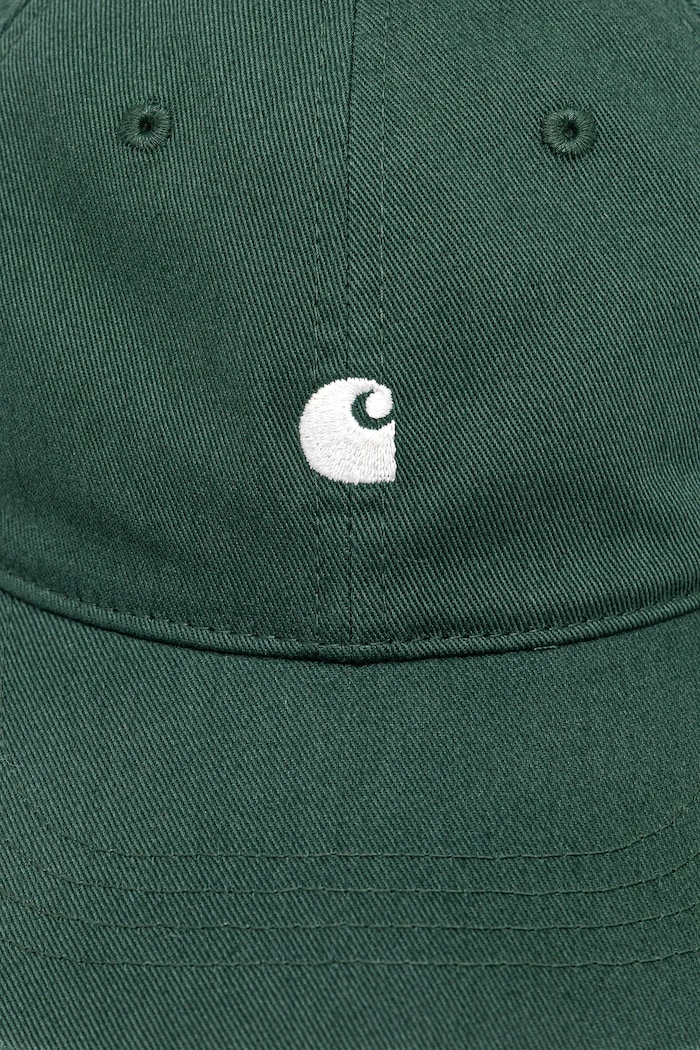 Carhartt WIP czapka z daszkiem bawełniana Madison Logo Cap I023750.36IXX zielony AW25