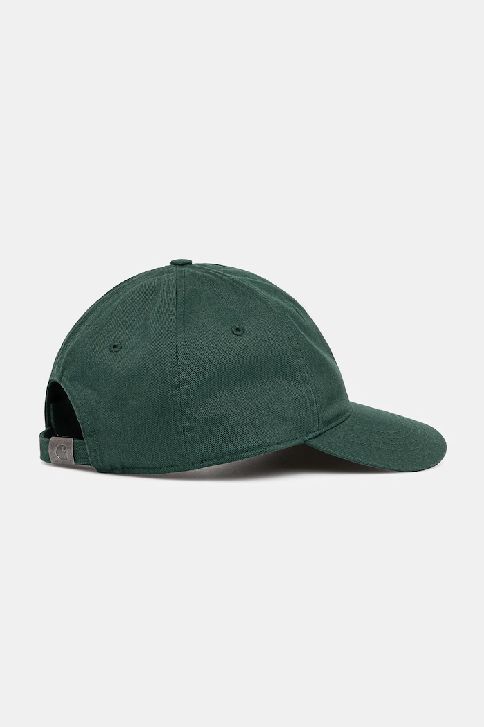 Akcesoria Carhartt WIP czapka z daszkiem bawełniana Madison Logo Cap I023750.36IXX zielony
