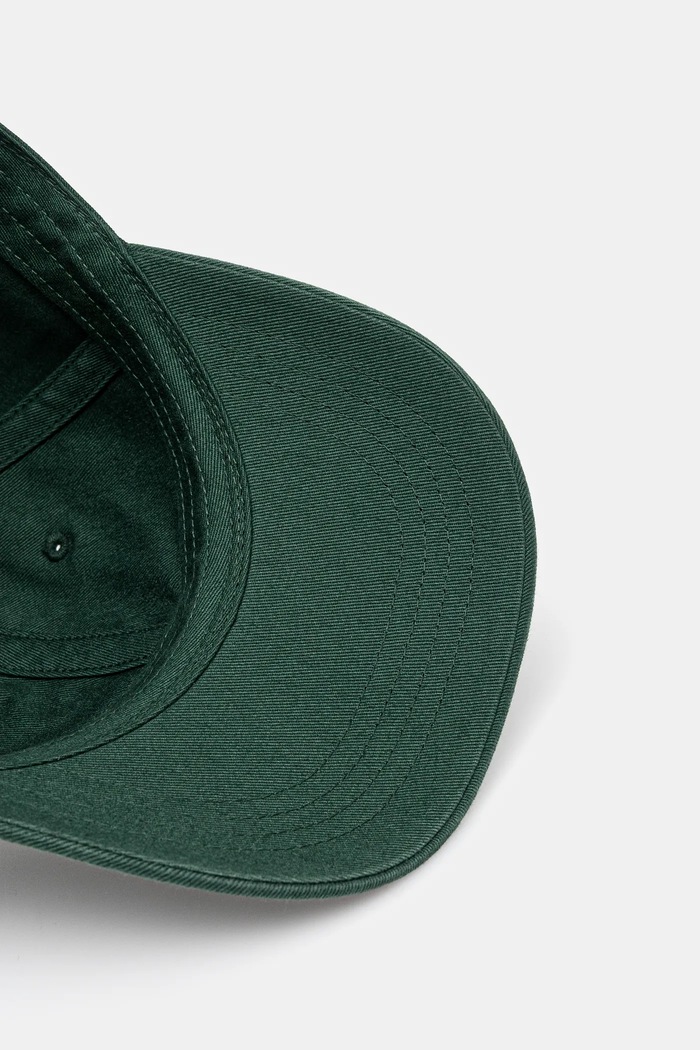 Carhartt WIP czapka z daszkiem bawełniana Madison Logo Cap zielony I023750.36IXX