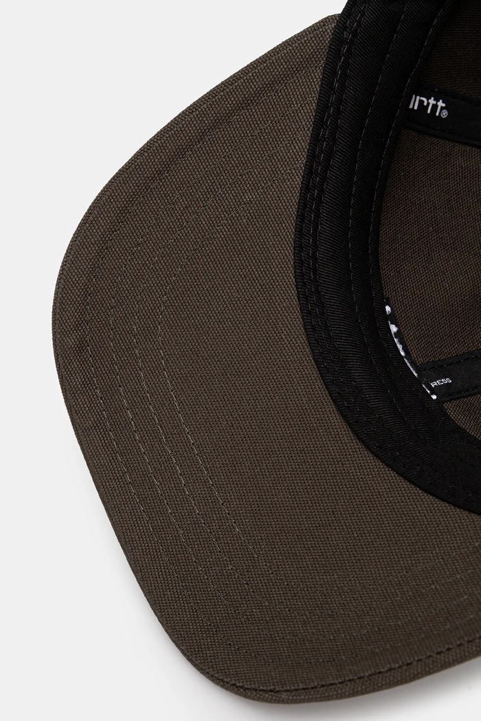 Carhartt WIP czapka z daszkiem bawełniana Canvas Script Cap zielony I028876.3CDXX