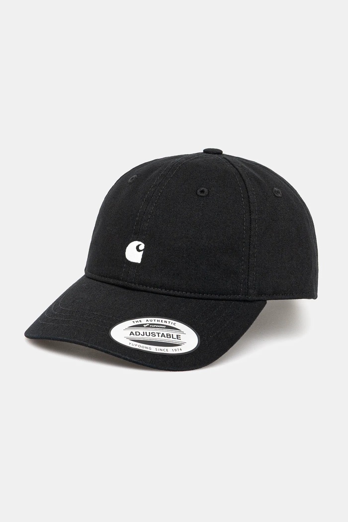 Carhartt WIP czapka z daszkiem bawełniana W' Madison Logo Cap bawełna czarny I034606.K02XX