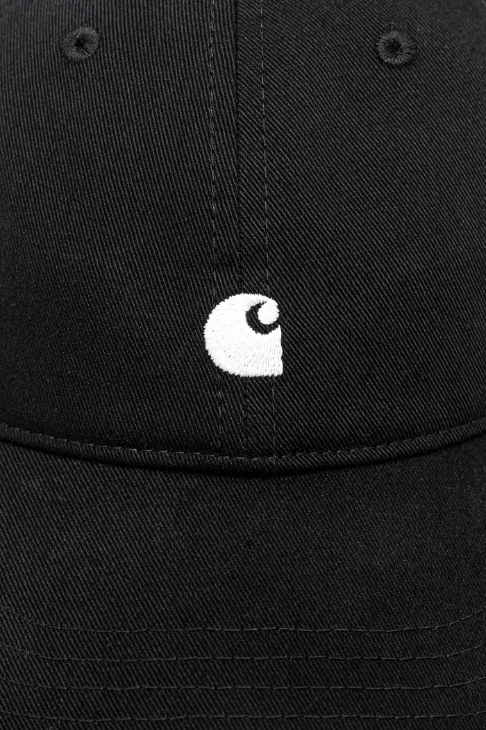Carhartt WIP czapka z daszkiem bawełniana W' Madison Logo Cap I034606.K02XX czarny AW25