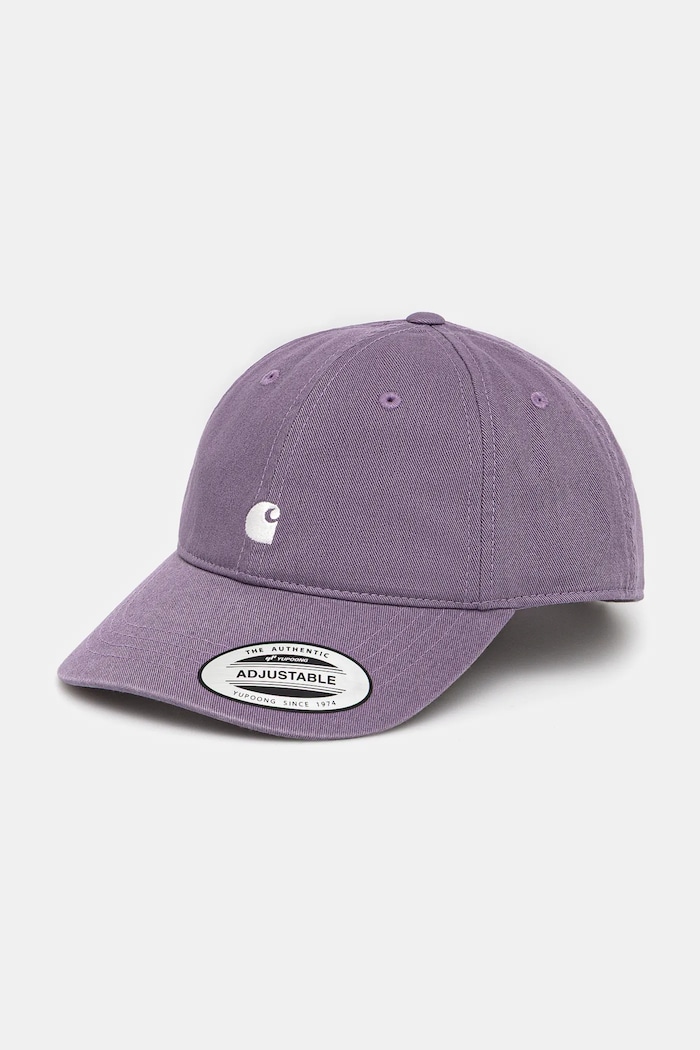 Carhartt WIP cotton baseball cap W' Madison Logo Cap applique violet I034606.38NXX