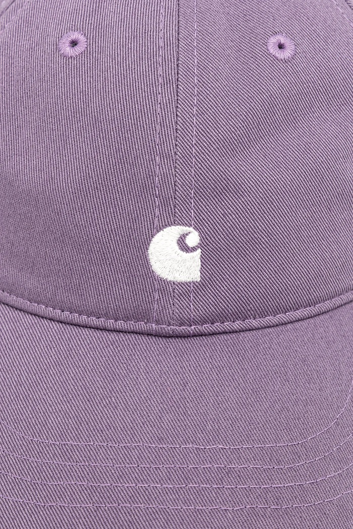 Carhartt WIP cotton baseball cap W' Madison Logo Cap I034606.38NXX violet AW25