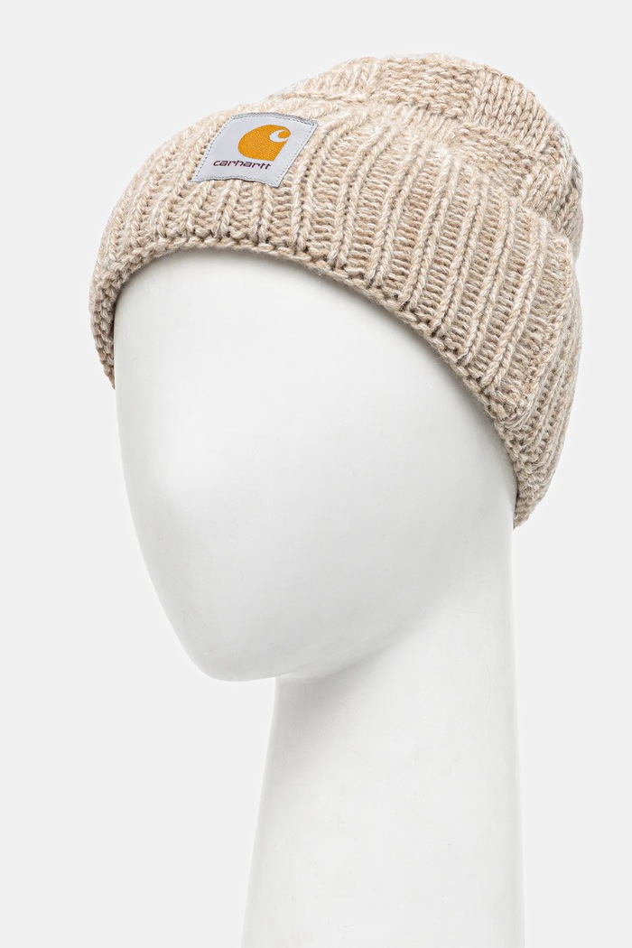 Шапка с вълна Carhartt WIP Kyloe Beanie I035451.3DAXX бежов AW25