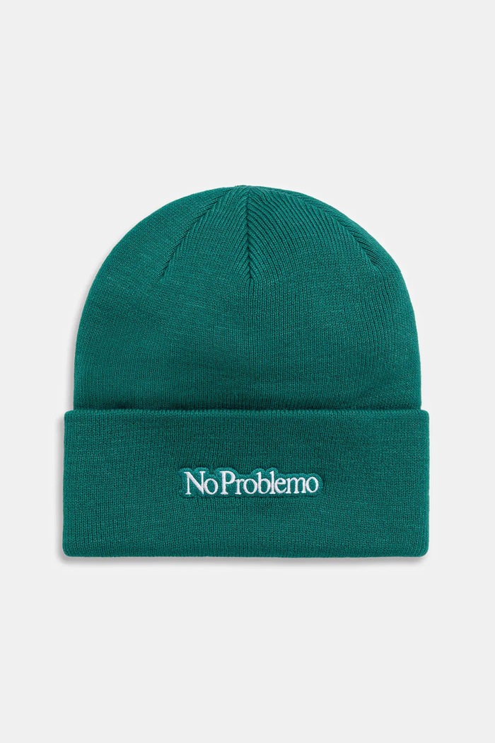 Σκούφος No Problemo Beanie απλό πράσινο NP9020904
