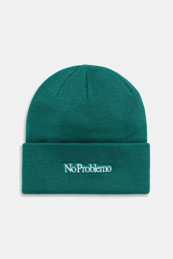 Σκούφος No Problemo Beanie απλό πράσινο NP9020904