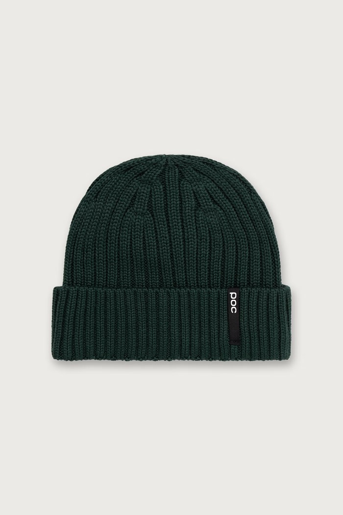 POC Czapka beanie z wełną zielony 64314
