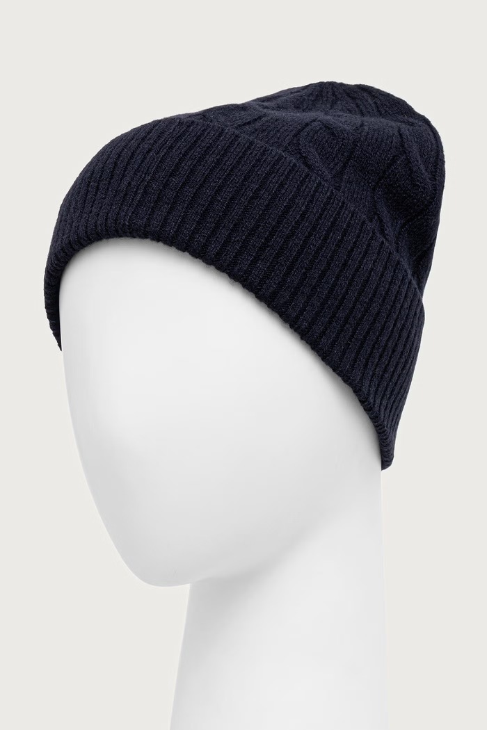 Gant czapka wełniana 4910058 granatowy AW25