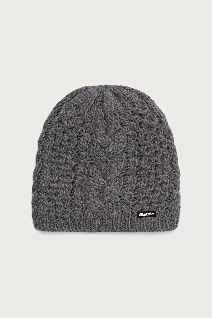 Eisbar Czapka beanie z wełną Afra MÜ szary E75040