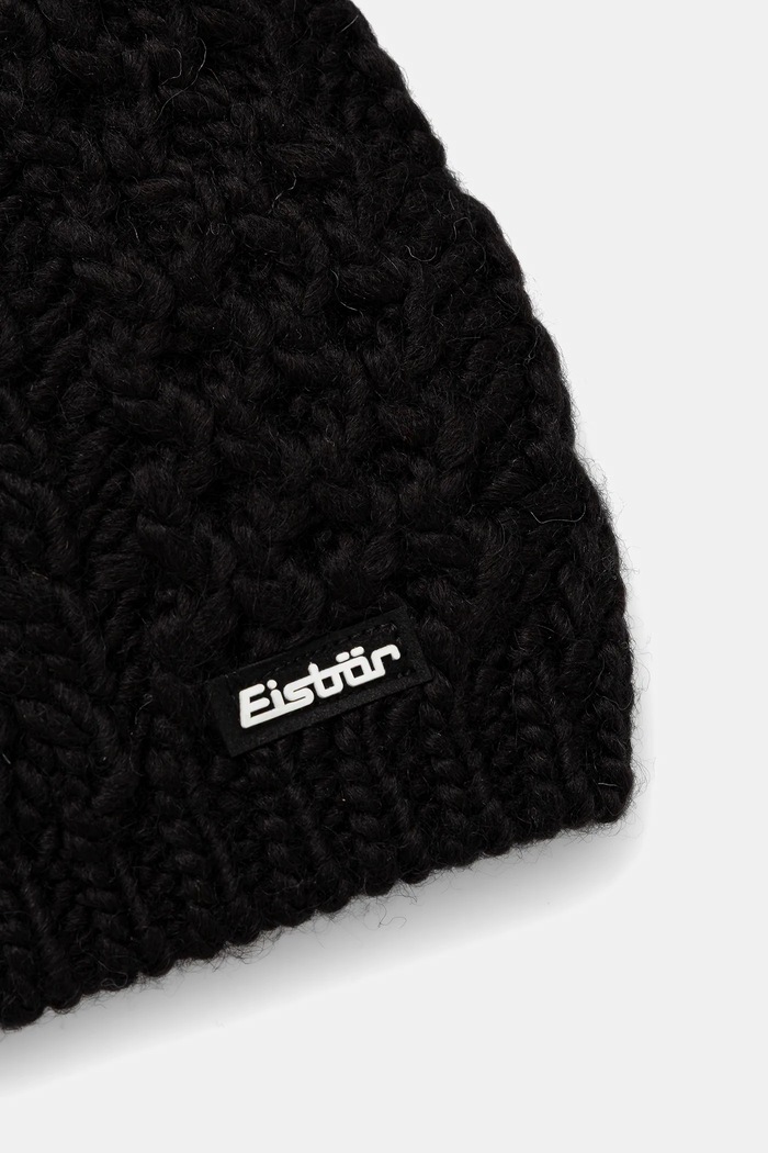 Eisbar Kapa s dodatkom vune Eisbar Afra MÜ E75040 crna AW25