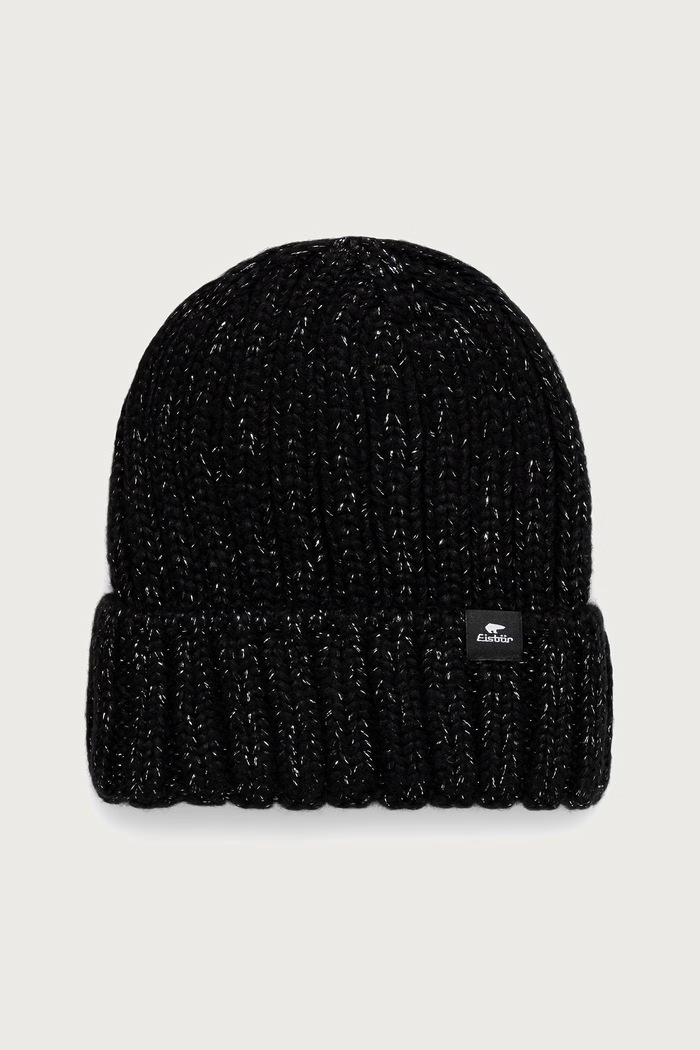 Eisbar Czapka beanie z wełną Alea MÜ czarny E80145
