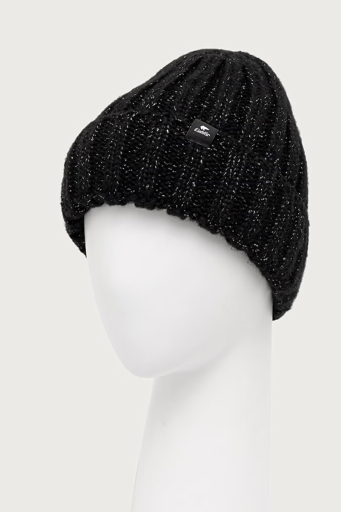 Eisbar Czapka beanie z wełną Alea MÜ E80145 czarny AW25
