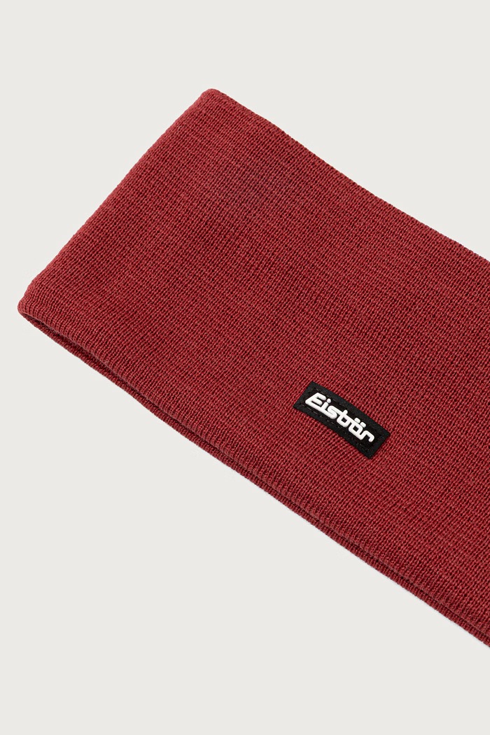 Eisbar Opaska na głowę z wełną merino Havel high STB E36078 czerwony AW25