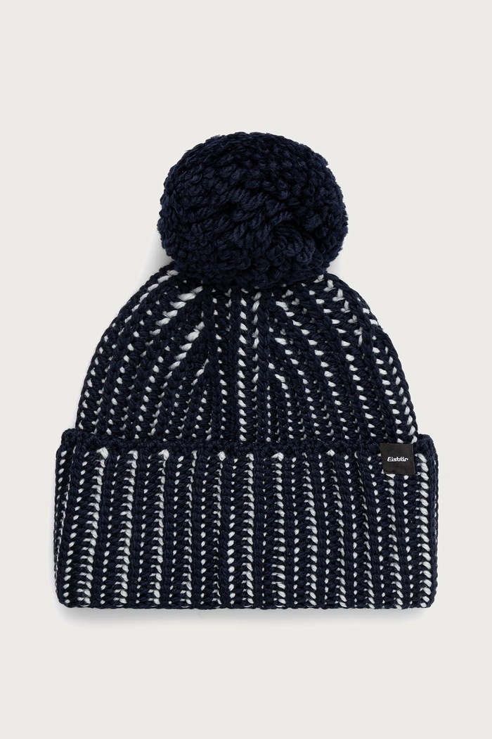 Eisbar Czapka beanie z wełną Ronda Pompon MÜ czarny E30977