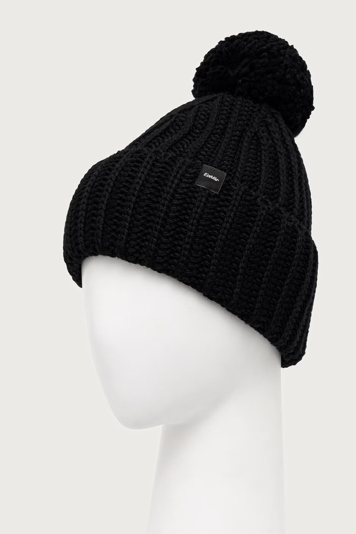 Eisbar Czapka beanie z wełną Ronda Pompon MÜ E30977 czarny AW25