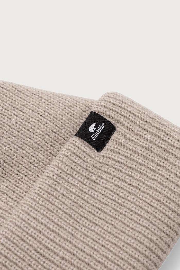 Eisbar Czapka beanie z dodatkiem merino Salma MÜ 2.0. E75051 beżowy AW25