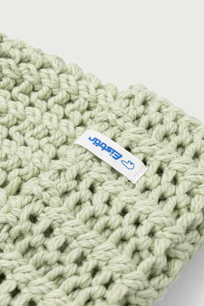 Eisbar Czapka beanie wełniana Selda MÜ E31025 zielony AW25