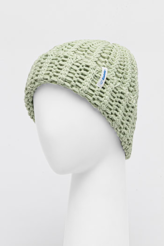 Akcesoria Eisbar Czapka beanie wełniana Selda MÜ E31025 zielony