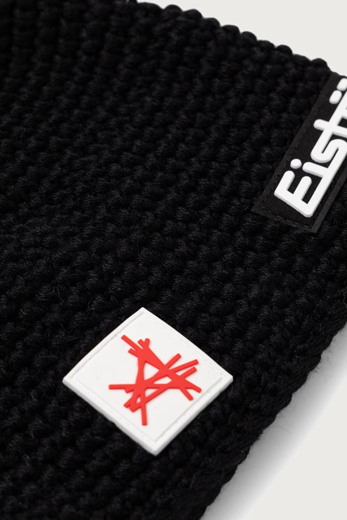 Eisbar Czapka beanie z wełną merino Jamie Pompon MÜ SA E33171 czarny AW25