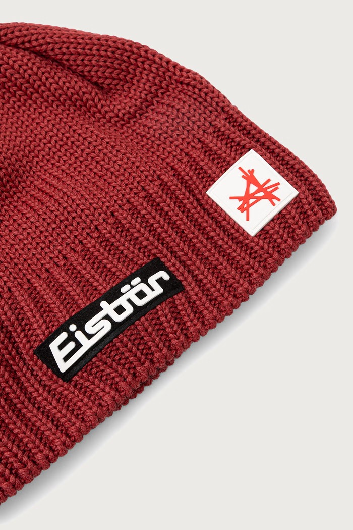 Eisbar Σκούφος με μαλλί μερινό Trop MÜ SA E33166 κόκκινο AW25
