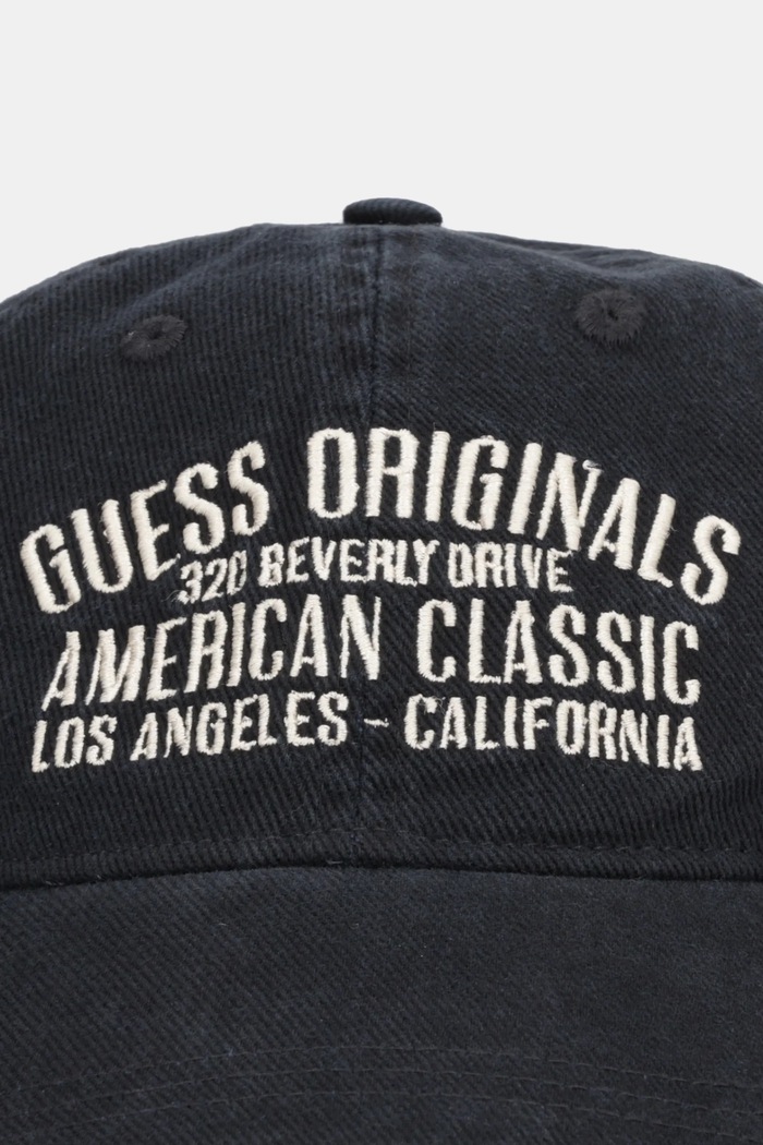 Guess Originals czapka z daszkiem bawełniana M5BZ13.W4230 czarny AW25