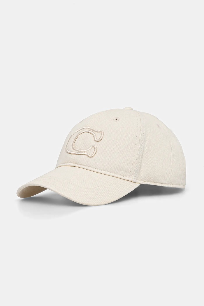 Coach Șapcă de baseball din bumbac bej 29CCN89