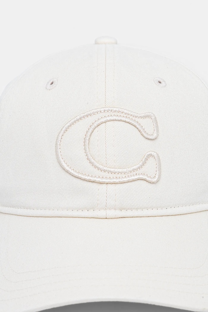 Coach Șapcă de baseball din bumbac 29CCN89 bej SS26