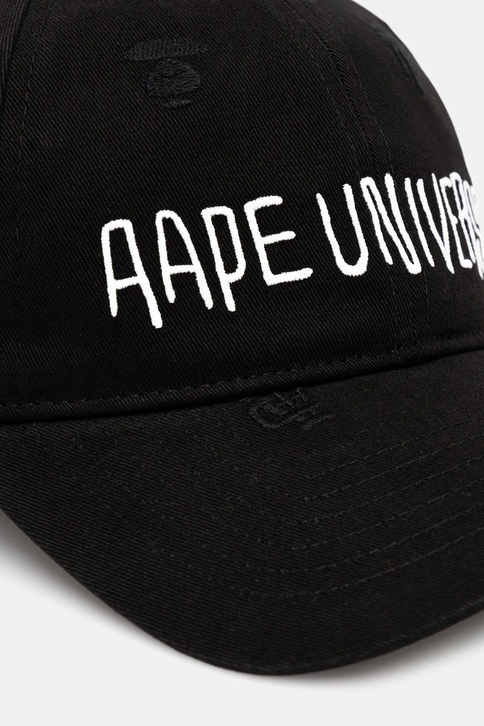 Хлопковая кепка AAPE Main AAPCPM5314XXO чёрный AW25