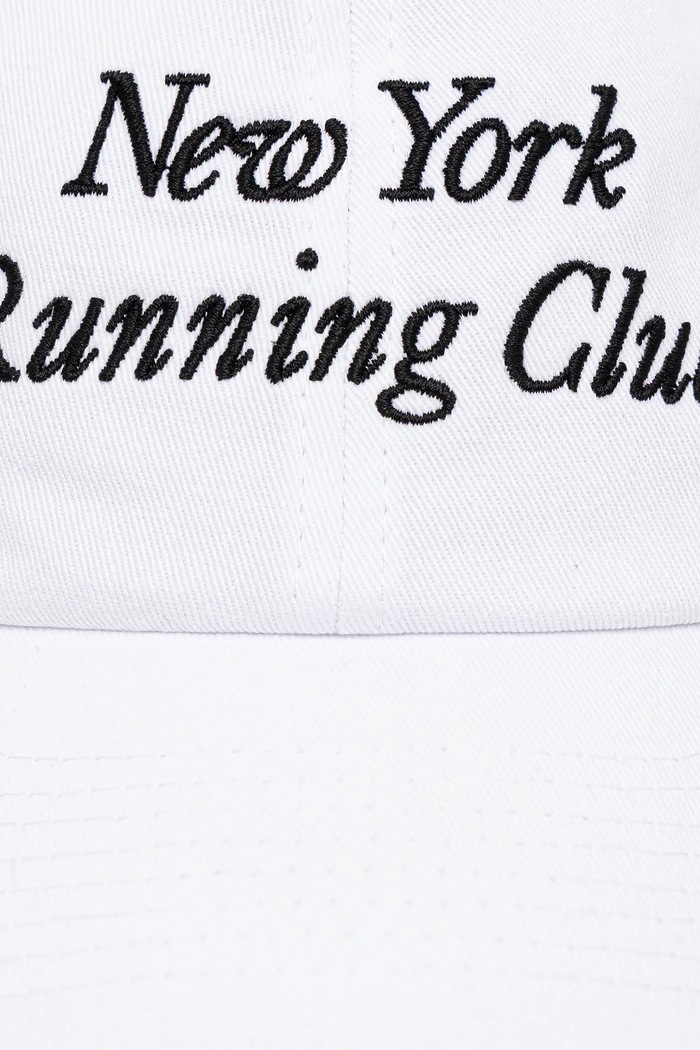 Βαμβακερό καπέλο του μπέιζμπολ Sporty & Rich Run Club AC07967175WH01 λευκό AW25