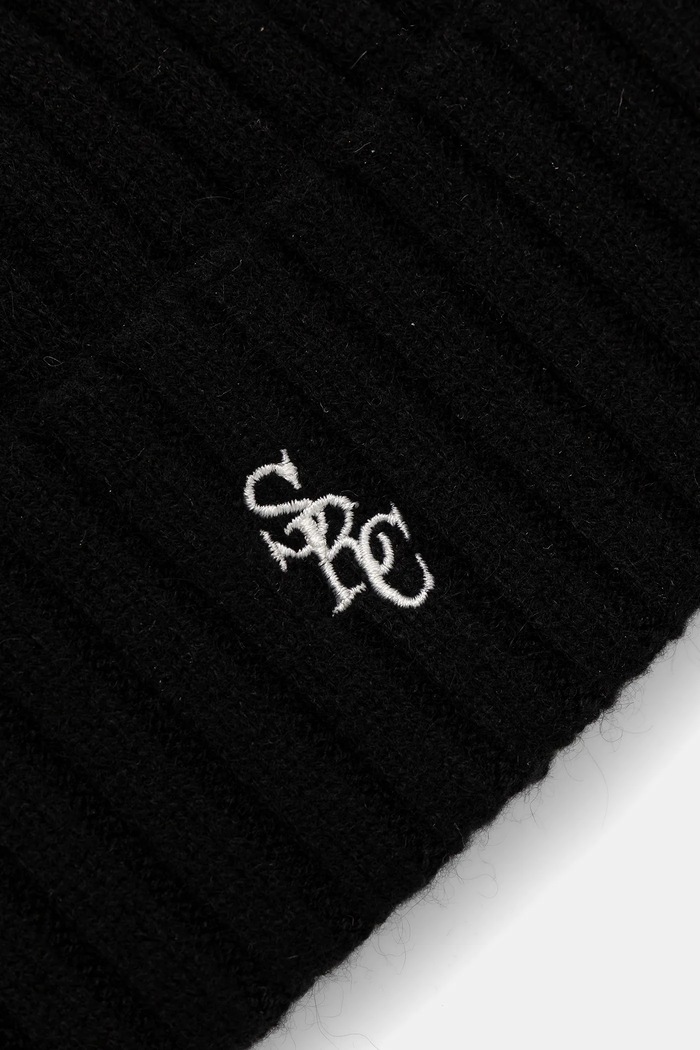 Αξεσουάρ Μάλλινο σκουφί Sporty & Rich SRC Cashmere AC06667302BA01 μαύρο
