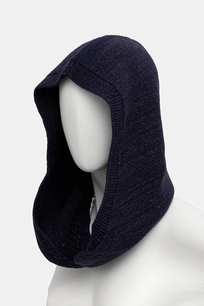 Missoni kominiarka z wełną PM00WMDA372 granatowy AW25