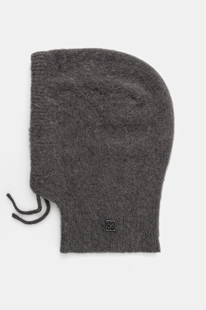 Σκούφος με προσθήκη μαλλιού Calvin Klein γκρί LV04D8068G