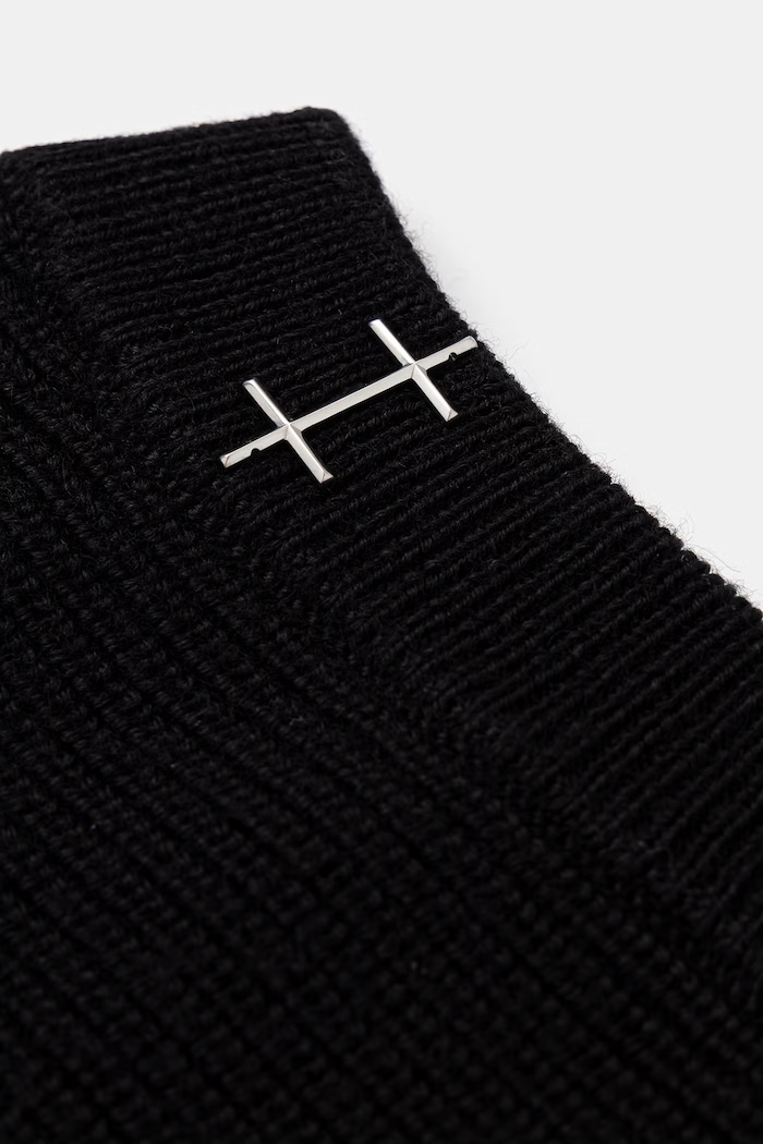 HELIOT EMIL kominiarka z dodatkiem wełny AW25.16.122.BLK01.CO czarny AW25