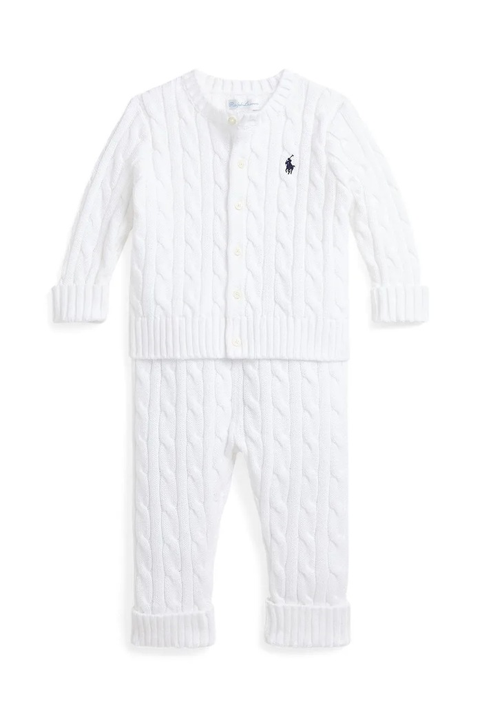 Souprava Polo Ralph Lauren bavlna bílá 320966889004