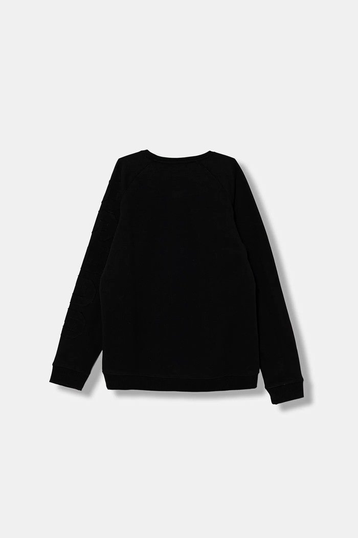 Dječja trenirka Guess L5YG01.KCCH0.9BYA crna SS26