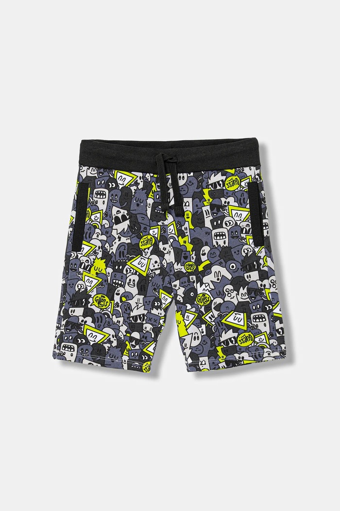 Guess Dětské bavlněné šortky Guess zelená N5YD00.KA6R4.9BYA
