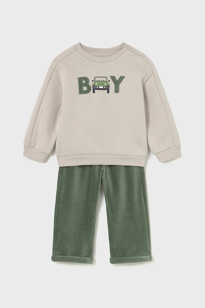 Mayoral Set de trening pentru copii verde 2513.3C.Baby.9BYA