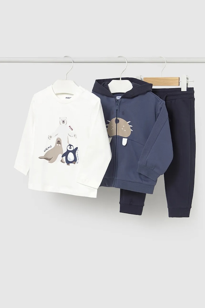 Детский спортивный костюм Mayoral тёмно-синий 2840.3E.Baby.9BYA