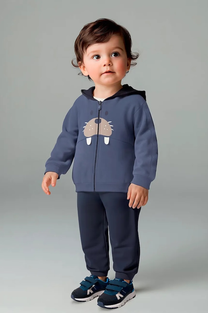 Детский спортивный костюм Mayoral 2840.3E.Baby.9BYA тёмно-синий